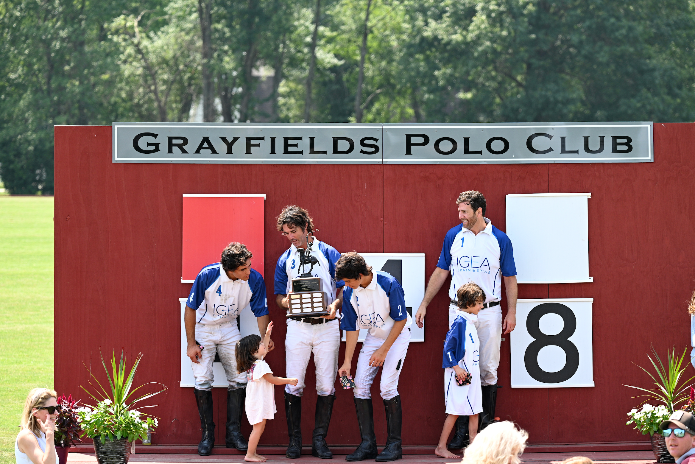Award Ceremony at a Polo Match